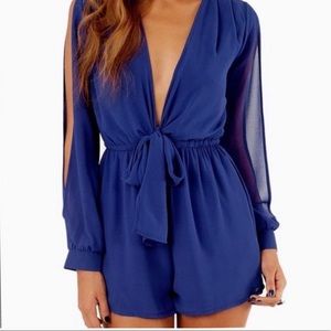 Royal Blue Romper